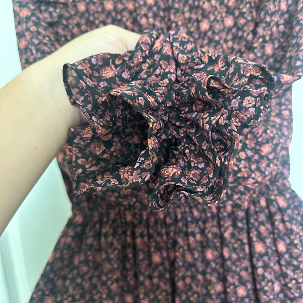 Madewell Georgette Tiered Maxi Dress Ruffle Cottagecore Fairy Boho Medium NWOT - Picture 6 of 13
